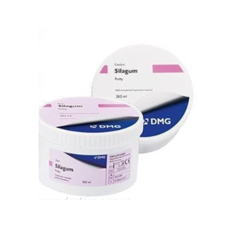 Сілагум база (Silagum Putty Standart) 2x262мл, А-силіконова відбиткова маса