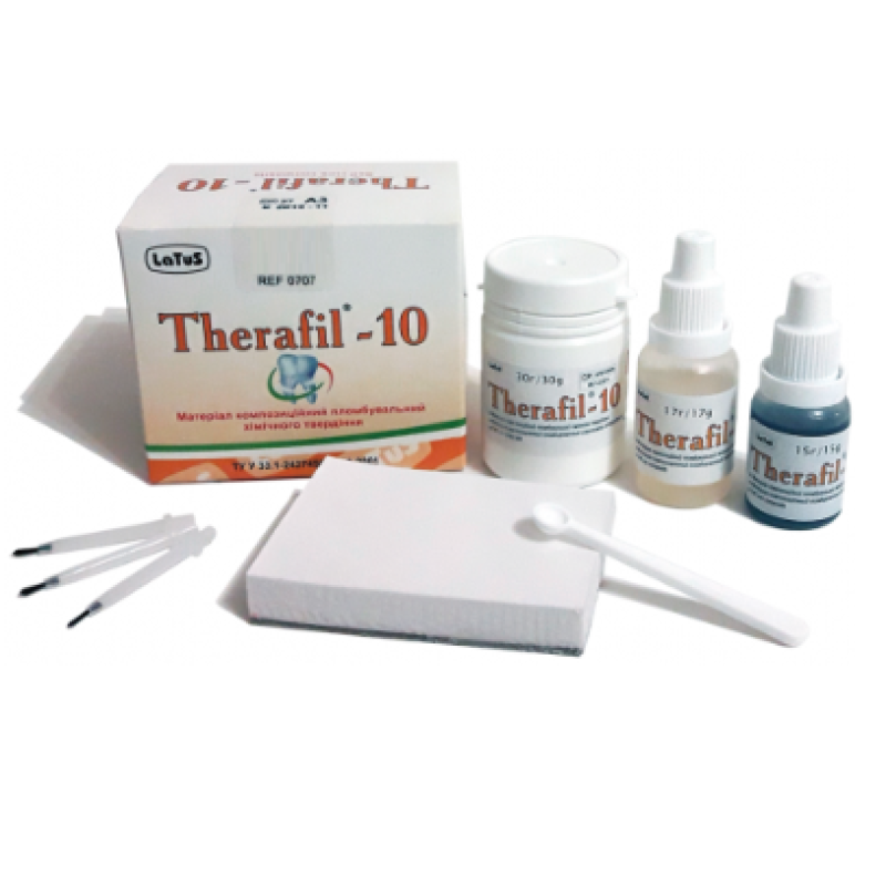 Терафіл-10 (THERAFIL-10) хімічний композит, 30г+17г+15г