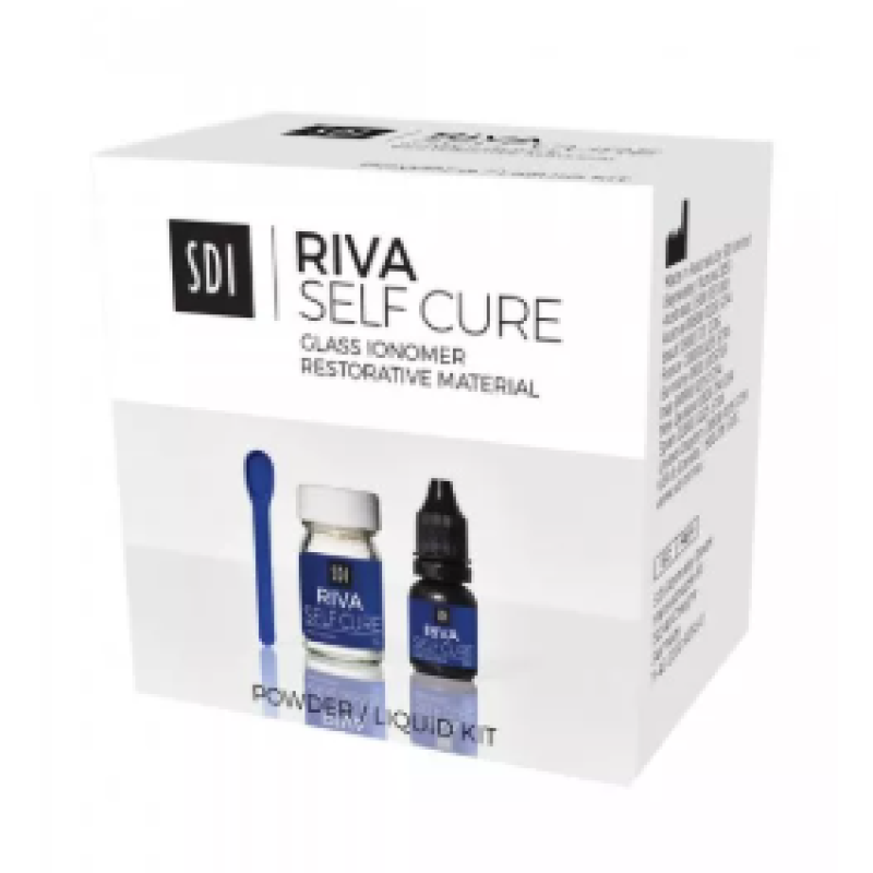 Riva Self Cure, SC, Ріва СК, пломбувальний цемент хімічного отвердіння, 15г+8г