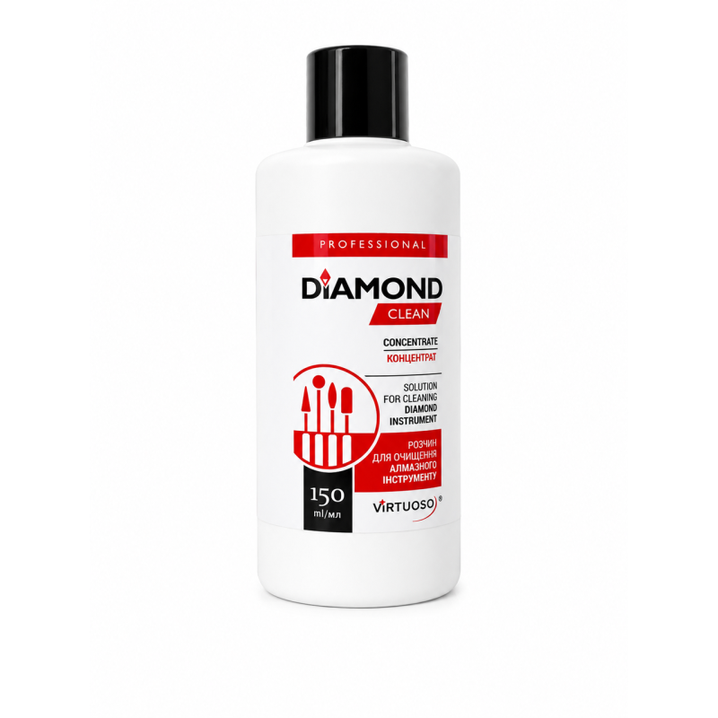 Рідина для очищення алмазних інструментів Diamond Clean, Діамант, концентрат 150 мл (09.2025)