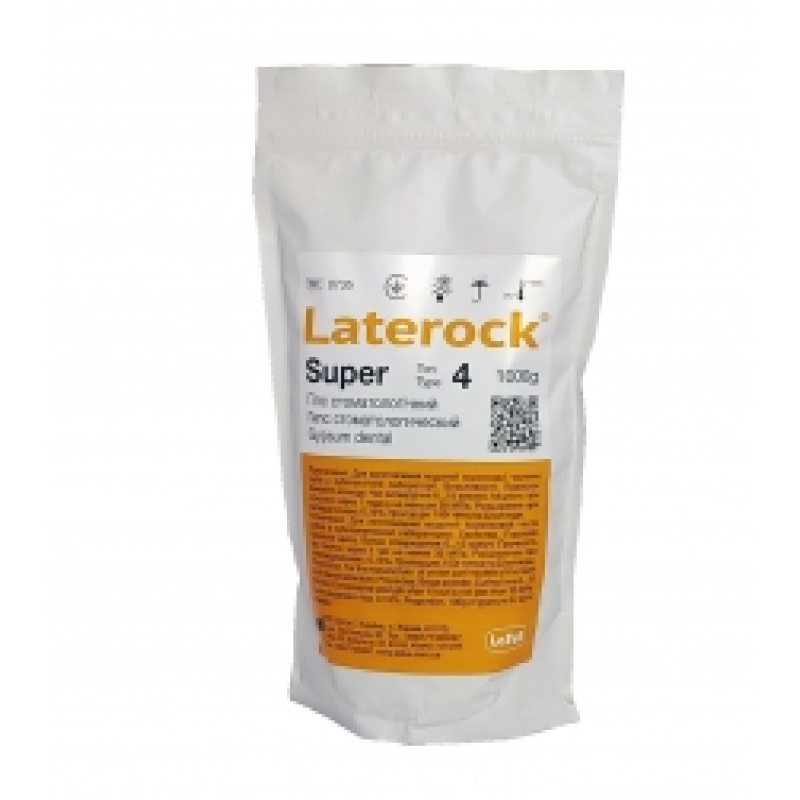 Супергіпс Laterock Super 4 type (Латерок Супер гіпс тип 4), 1 кг, Латус